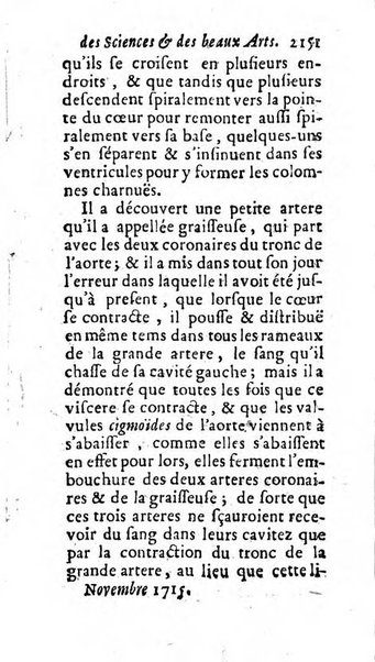 Mémoires pour l'histoire des sciences & des beaux-arts recüeillies par l'ordre de Son Altesse Serenissime Monseigneur Prince souverain de Dombes