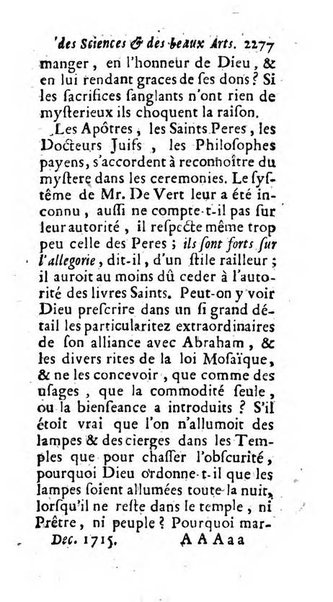 Mémoires pour l'histoire des sciences & des beaux-arts recüeillies par l'ordre de Son Altesse Serenissime Monseigneur Prince souverain de Dombes