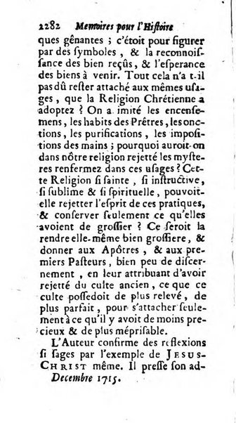 Mémoires pour l'histoire des sciences & des beaux-arts recüeillies par l'ordre de Son Altesse Serenissime Monseigneur Prince souverain de Dombes