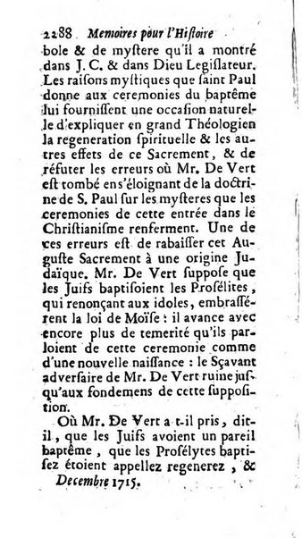 Mémoires pour l'histoire des sciences & des beaux-arts recüeillies par l'ordre de Son Altesse Serenissime Monseigneur Prince souverain de Dombes