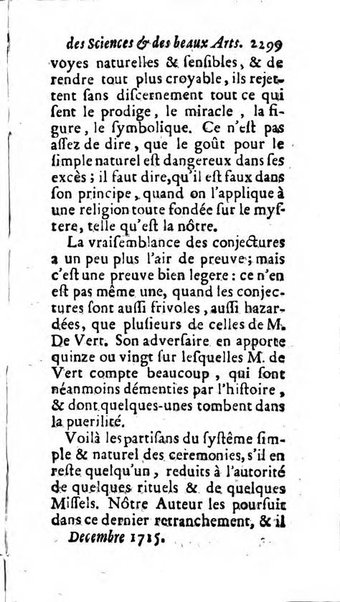 Mémoires pour l'histoire des sciences & des beaux-arts recüeillies par l'ordre de Son Altesse Serenissime Monseigneur Prince souverain de Dombes