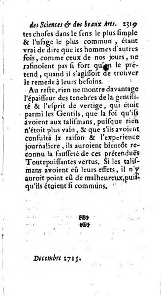 Mémoires pour l'histoire des sciences & des beaux-arts recüeillies par l'ordre de Son Altesse Serenissime Monseigneur Prince souverain de Dombes