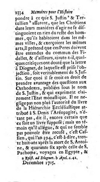 Mémoires pour l'histoire des sciences & des beaux-arts recüeillies par l'ordre de Son Altesse Serenissime Monseigneur Prince souverain de Dombes