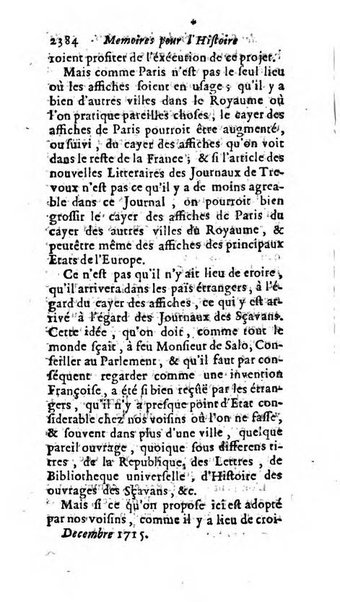 Mémoires pour l'histoire des sciences & des beaux-arts recüeillies par l'ordre de Son Altesse Serenissime Monseigneur Prince souverain de Dombes