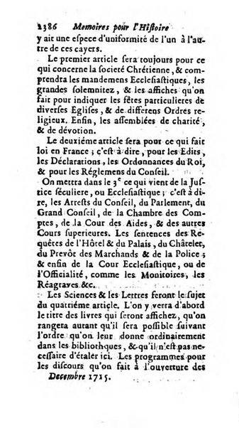 Mémoires pour l'histoire des sciences & des beaux-arts recüeillies par l'ordre de Son Altesse Serenissime Monseigneur Prince souverain de Dombes