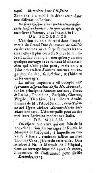 Mémoires pour l'histoire des sciences & des beaux-arts recüeillies par l'ordre de Son Altesse Serenissime Monseigneur Prince souverain de Dombes