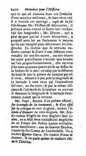 Mémoires pour l'histoire des sciences & des beaux-arts recüeillies par l'ordre de Son Altesse Serenissime Monseigneur Prince souverain de Dombes