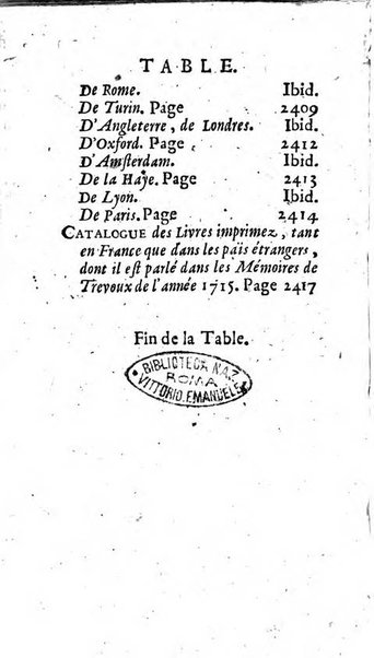 Mémoires pour l'histoire des sciences & des beaux-arts recüeillies par l'ordre de Son Altesse Serenissime Monseigneur Prince souverain de Dombes