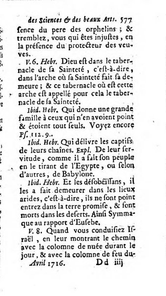 Mémoires pour l'histoire des sciences & des beaux-arts recüeillies par l'ordre de Son Altesse Serenissime Monseigneur Prince souverain de Dombes