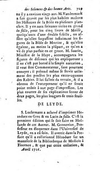 Mémoires pour l'histoire des sciences & des beaux-arts recüeillies par l'ordre de Son Altesse Serenissime Monseigneur Prince souverain de Dombes