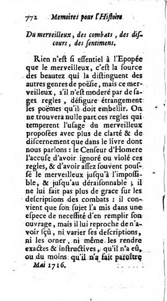 Mémoires pour l'histoire des sciences & des beaux-arts recüeillies par l'ordre de Son Altesse Serenissime Monseigneur Prince souverain de Dombes