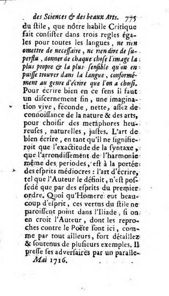 Mémoires pour l'histoire des sciences & des beaux-arts recüeillies par l'ordre de Son Altesse Serenissime Monseigneur Prince souverain de Dombes