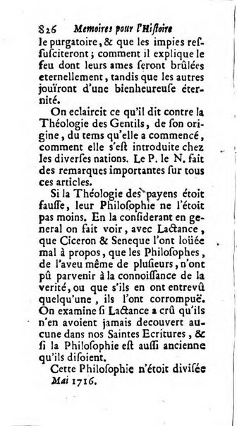 Mémoires pour l'histoire des sciences & des beaux-arts recüeillies par l'ordre de Son Altesse Serenissime Monseigneur Prince souverain de Dombes