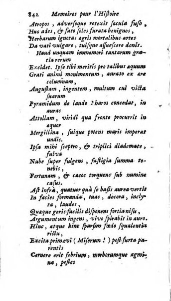 Mémoires pour l'histoire des sciences & des beaux-arts recüeillies par l'ordre de Son Altesse Serenissime Monseigneur Prince souverain de Dombes