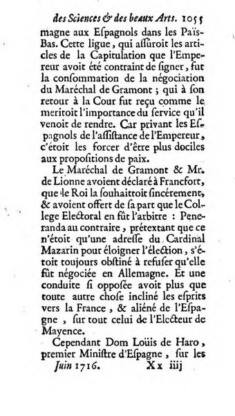 Mémoires pour l'histoire des sciences & des beaux-arts recüeillies par l'ordre de Son Altesse Serenissime Monseigneur Prince souverain de Dombes