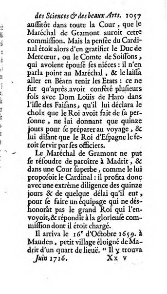 Mémoires pour l'histoire des sciences & des beaux-arts recüeillies par l'ordre de Son Altesse Serenissime Monseigneur Prince souverain de Dombes