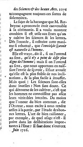 Mémoires pour l'histoire des sciences & des beaux-arts recüeillies par l'ordre de Son Altesse Serenissime Monseigneur Prince souverain de Dombes