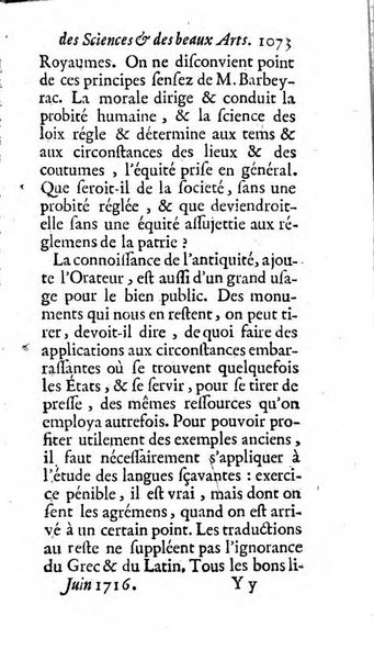 Mémoires pour l'histoire des sciences & des beaux-arts recüeillies par l'ordre de Son Altesse Serenissime Monseigneur Prince souverain de Dombes