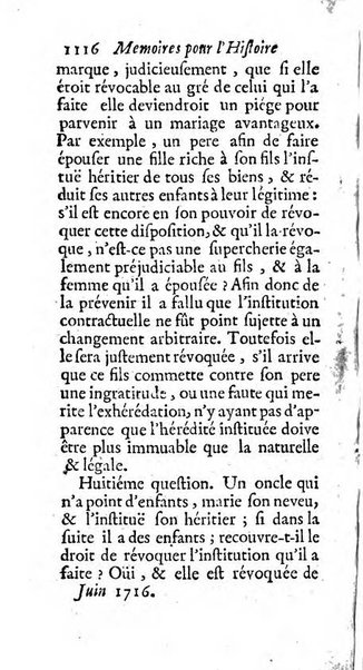 Mémoires pour l'histoire des sciences & des beaux-arts recüeillies par l'ordre de Son Altesse Serenissime Monseigneur Prince souverain de Dombes