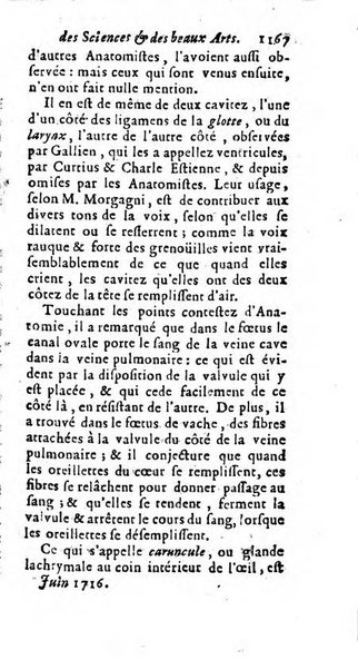 Mémoires pour l'histoire des sciences & des beaux-arts recüeillies par l'ordre de Son Altesse Serenissime Monseigneur Prince souverain de Dombes