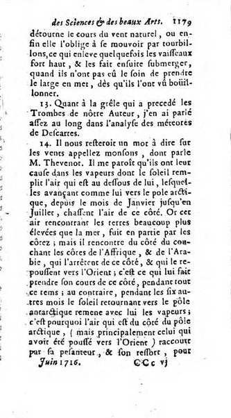 Mémoires pour l'histoire des sciences & des beaux-arts recüeillies par l'ordre de Son Altesse Serenissime Monseigneur Prince souverain de Dombes