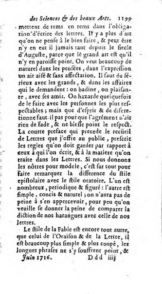 Mémoires pour l'histoire des sciences & des beaux-arts recüeillies par l'ordre de Son Altesse Serenissime Monseigneur Prince souverain de Dombes