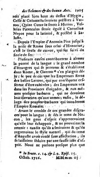 Mémoires pour l'histoire des sciences & des beaux-arts recüeillies par l'ordre de Son Altesse Serenissime Monseigneur Prince souverain de Dombes