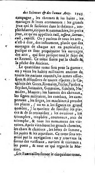 Mémoires pour l'histoire des sciences & des beaux-arts recüeillies par l'ordre de Son Altesse Serenissime Monseigneur Prince souverain de Dombes