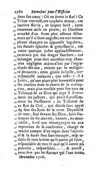 Mémoires pour l'histoire des sciences & des beaux-arts recüeillies par l'ordre de Son Altesse Serenissime Monseigneur Prince souverain de Dombes