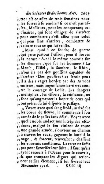 Mémoires pour l'histoire des sciences & des beaux-arts recüeillies par l'ordre de Son Altesse Serenissime Monseigneur Prince souverain de Dombes