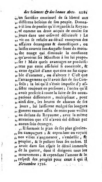 Mémoires pour l'histoire des sciences & des beaux-arts recüeillies par l'ordre de Son Altesse Serenissime Monseigneur Prince souverain de Dombes