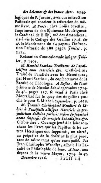 Mémoires pour l'histoire des sciences & des beaux-arts recüeillies par l'ordre de Son Altesse Serenissime Monseigneur Prince souverain de Dombes