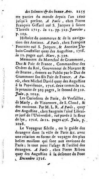 Mémoires pour l'histoire des sciences & des beaux-arts recüeillies par l'ordre de Son Altesse Serenissime Monseigneur Prince souverain de Dombes