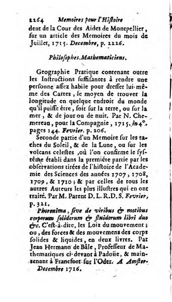 Mémoires pour l'histoire des sciences & des beaux-arts recüeillies par l'ordre de Son Altesse Serenissime Monseigneur Prince souverain de Dombes