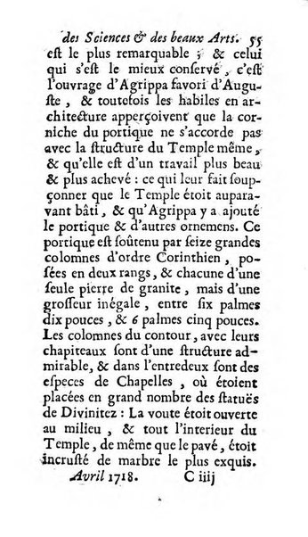 Mémoires pour l'histoire des sciences & des beaux-arts recüeillies par l'ordre de Son Altesse Serenissime Monseigneur Prince souverain de Dombes