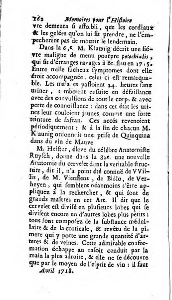 Mémoires pour l'histoire des sciences & des beaux-arts recüeillies par l'ordre de Son Altesse Serenissime Monseigneur Prince souverain de Dombes