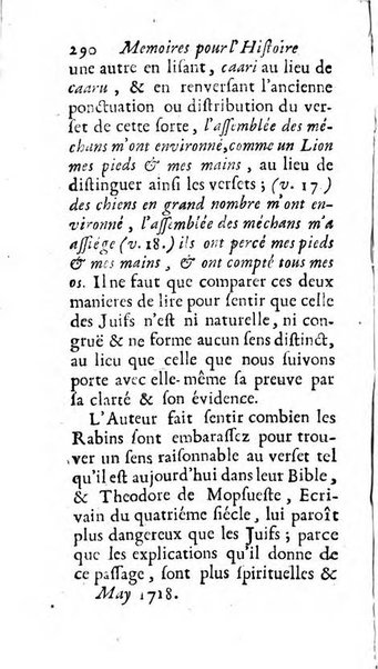 Mémoires pour l'histoire des sciences & des beaux-arts recüeillies par l'ordre de Son Altesse Serenissime Monseigneur Prince souverain de Dombes