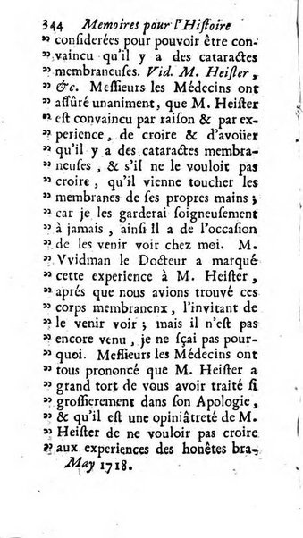 Mémoires pour l'histoire des sciences & des beaux-arts recüeillies par l'ordre de Son Altesse Serenissime Monseigneur Prince souverain de Dombes