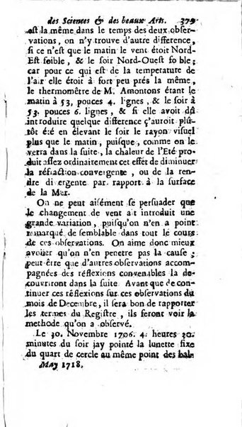 Mémoires pour l'histoire des sciences & des beaux-arts recüeillies par l'ordre de Son Altesse Serenissime Monseigneur Prince souverain de Dombes