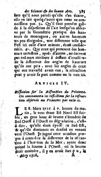 Mémoires pour l'histoire des sciences & des beaux-arts recüeillies par l'ordre de Son Altesse Serenissime Monseigneur Prince souverain de Dombes