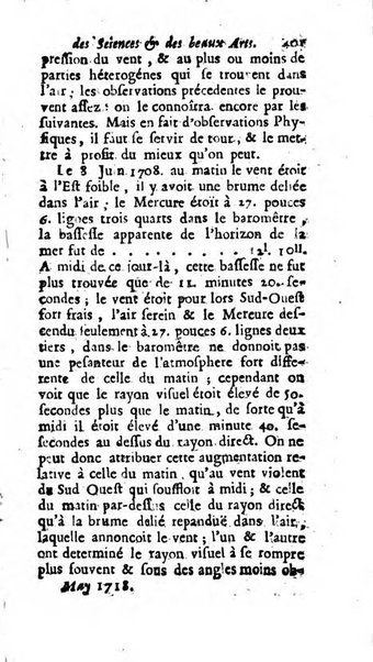 Mémoires pour l'histoire des sciences & des beaux-arts recüeillies par l'ordre de Son Altesse Serenissime Monseigneur Prince souverain de Dombes