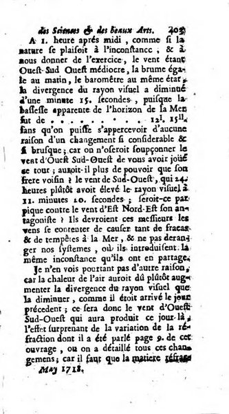 Mémoires pour l'histoire des sciences & des beaux-arts recüeillies par l'ordre de Son Altesse Serenissime Monseigneur Prince souverain de Dombes