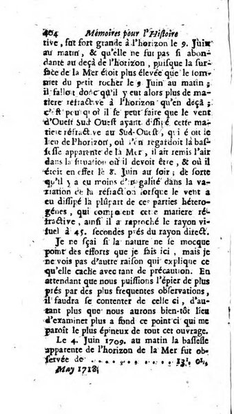 Mémoires pour l'histoire des sciences & des beaux-arts recüeillies par l'ordre de Son Altesse Serenissime Monseigneur Prince souverain de Dombes