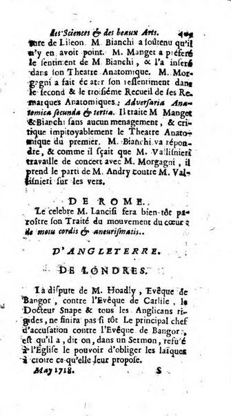 Mémoires pour l'histoire des sciences & des beaux-arts recüeillies par l'ordre de Son Altesse Serenissime Monseigneur Prince souverain de Dombes