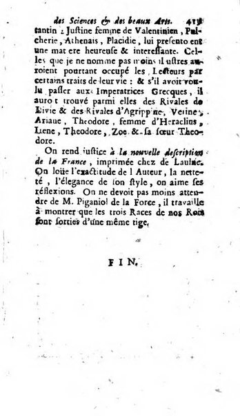 Mémoires pour l'histoire des sciences & des beaux-arts recüeillies par l'ordre de Son Altesse Serenissime Monseigneur Prince souverain de Dombes