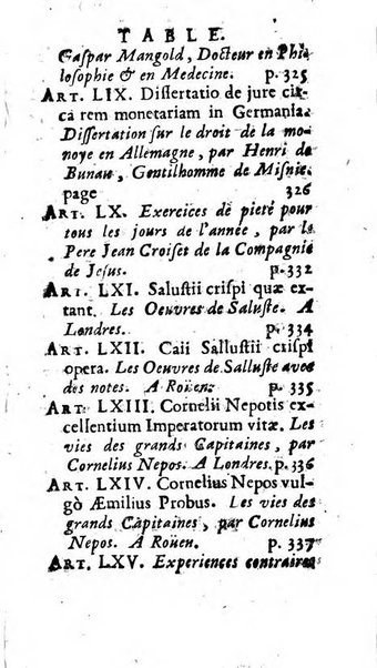 Mémoires pour l'histoire des sciences & des beaux-arts recüeillies par l'ordre de Son Altesse Serenissime Monseigneur Prince souverain de Dombes