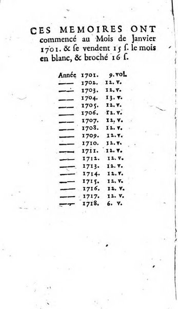 Mémoires pour l'histoire des sciences & des beaux-arts recüeillies par l'ordre de Son Altesse Serenissime Monseigneur Prince souverain de Dombes