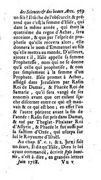 Mémoires pour l'histoire des sciences & des beaux-arts recüeillies par l'ordre de Son Altesse Serenissime Monseigneur Prince souverain de Dombes