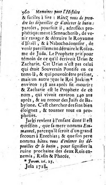 Mémoires pour l'histoire des sciences & des beaux-arts recüeillies par l'ordre de Son Altesse Serenissime Monseigneur Prince souverain de Dombes