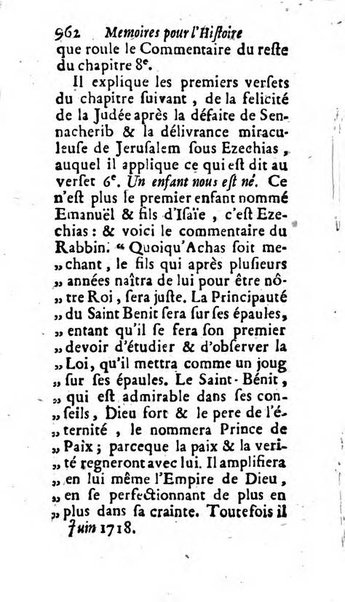 Mémoires pour l'histoire des sciences & des beaux-arts recüeillies par l'ordre de Son Altesse Serenissime Monseigneur Prince souverain de Dombes